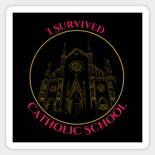 I Survived Catholic School Sticker